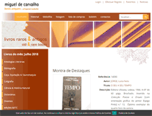 Tablet Screenshot of livro-antigo.com